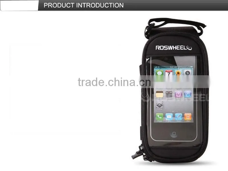 Factory Wholesale Package Outdoor Cycling Waterproof Bike Bag with Mobile Phone Screen Touch Large size 5.5-inch