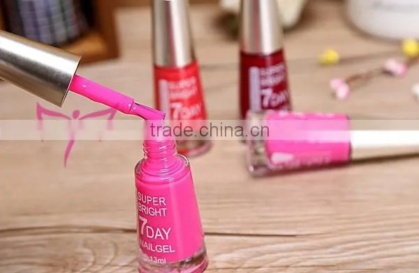 Easam hot sale BKGORGEOUS super bright 7days nail gel polish