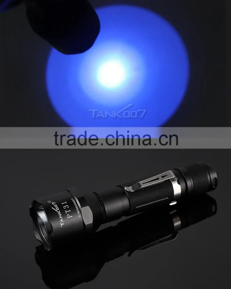 TANK007 high power nicha chip UV torch 365nm 5W blacklight nail curing uv LED