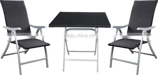 rattan outdoor furniture folding garden table