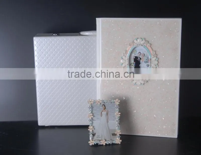 wooden wedding photo album, fancy photo album