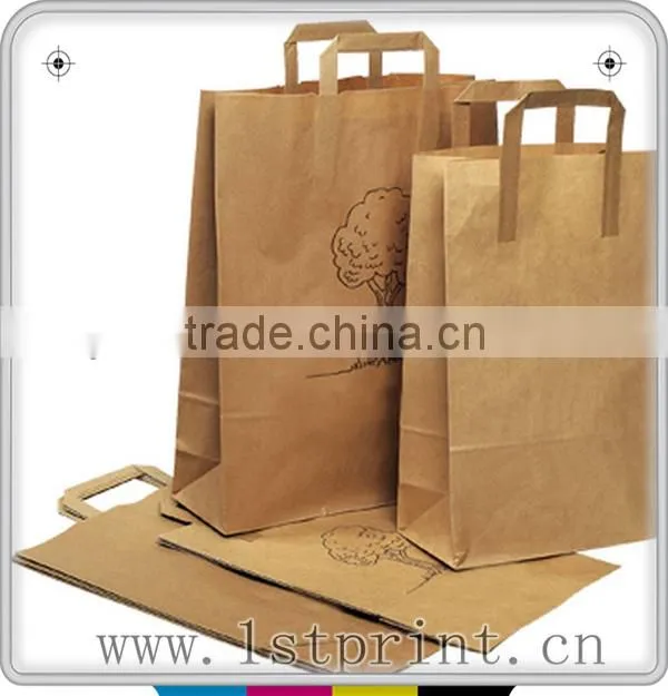 2014 customized brown craft paper bags