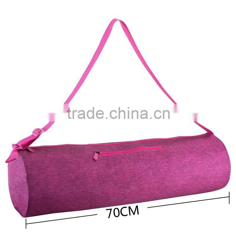 100% Polyester fiber multi-function One shoulder yoga mat bag