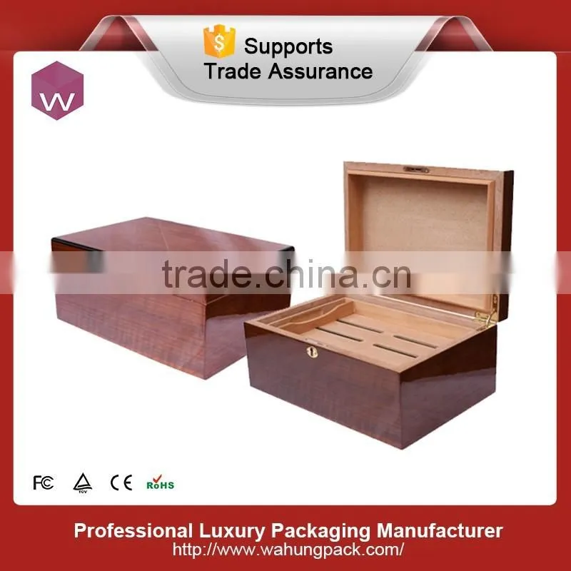 Wood cigar packing boxes OEM cigar storage box