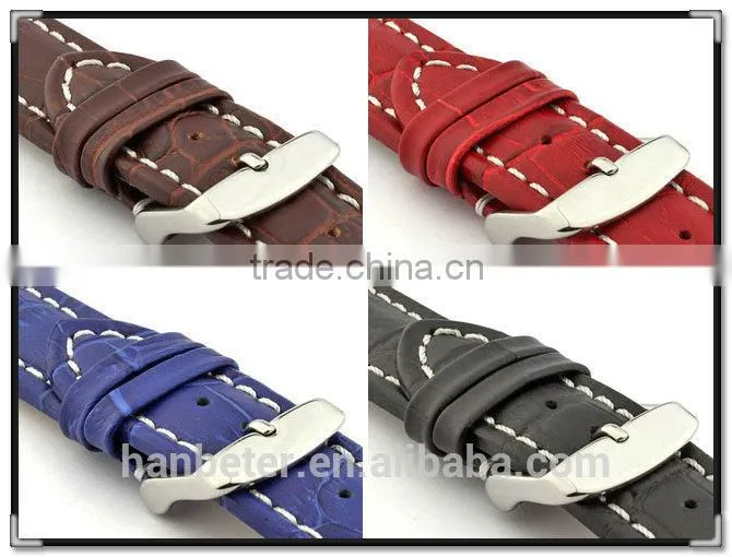 CE&RoHS Standard and Factory Supply Directly 2015 leather watch strap with buckle