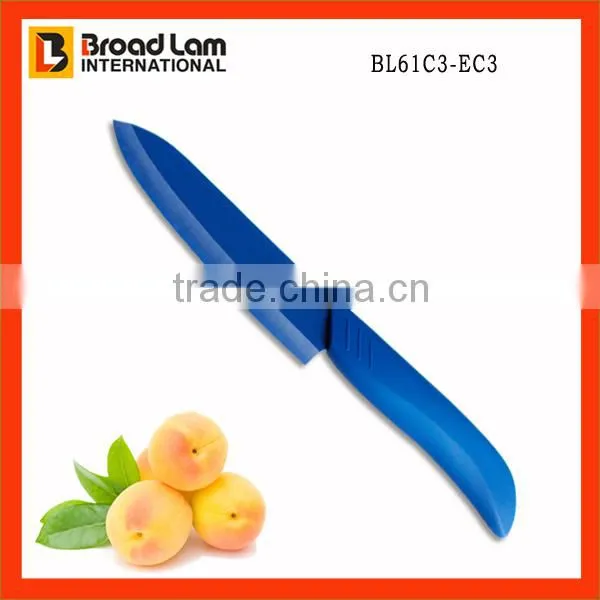 Healthy Anti-bacterial Ceramic Fruit Knife in Colorful Blade Size of 6 inch