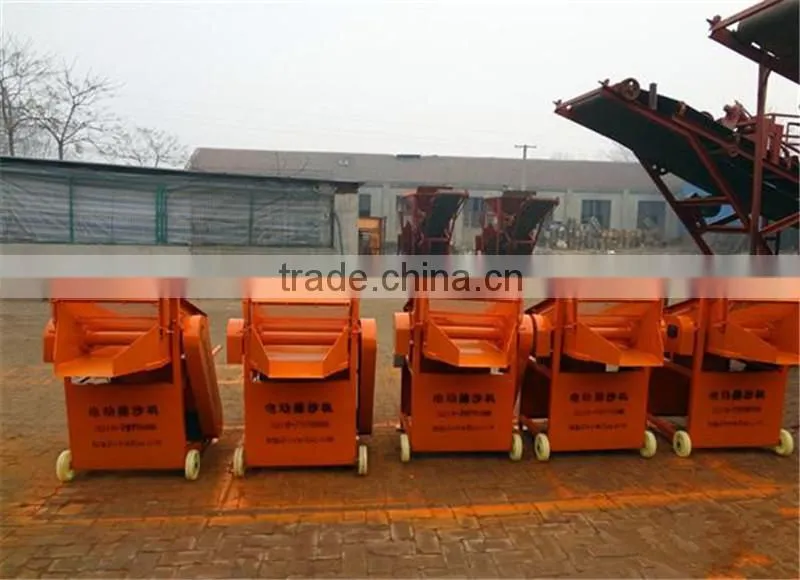 Good helper of Construction Industrial!! Small Mobile Electric Sand Screen for Sale