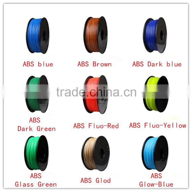 PLA ABS 3D Printer Filament 1.75mm 3.0mm Wax 3D Printer