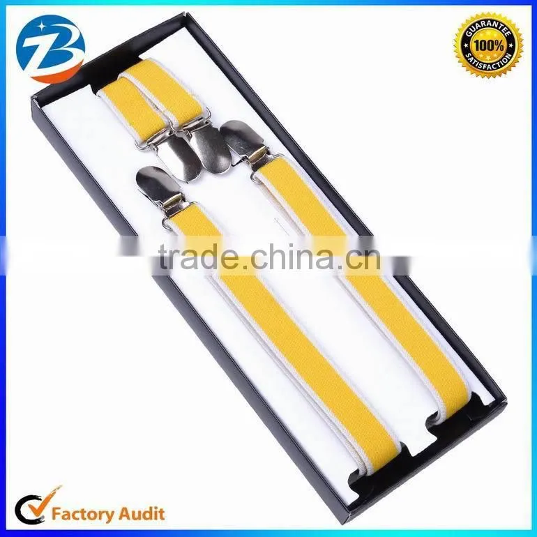 Unisex Fashion Non-cross Skinny Elastic Braces Suspender