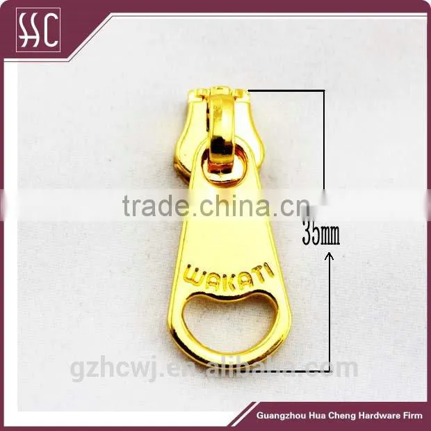 newest bag hardware zipper slider for handbag clothes,fashion strong zipper