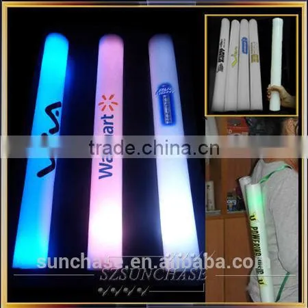 Hottest and newest colorful glowing led flashing blinking baton