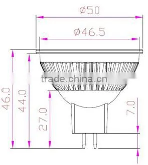 New housing! New product ! 4w mr16 led spot light with 3 years warranty