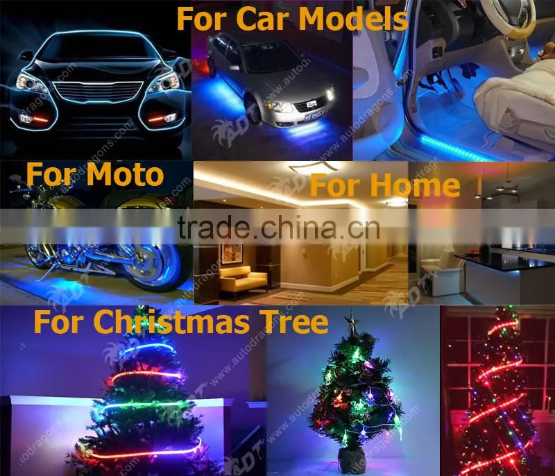 Hot sale Waterproof DC 12V flexible led strip for christmas tree