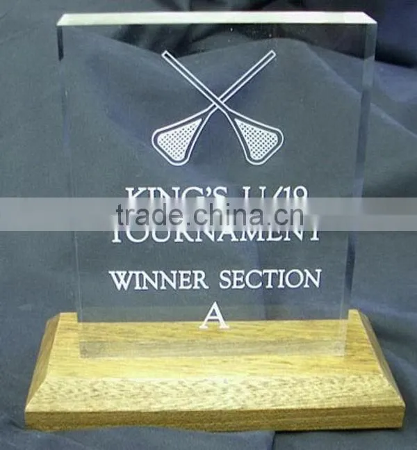 Durable best selling plastic badminton awards
