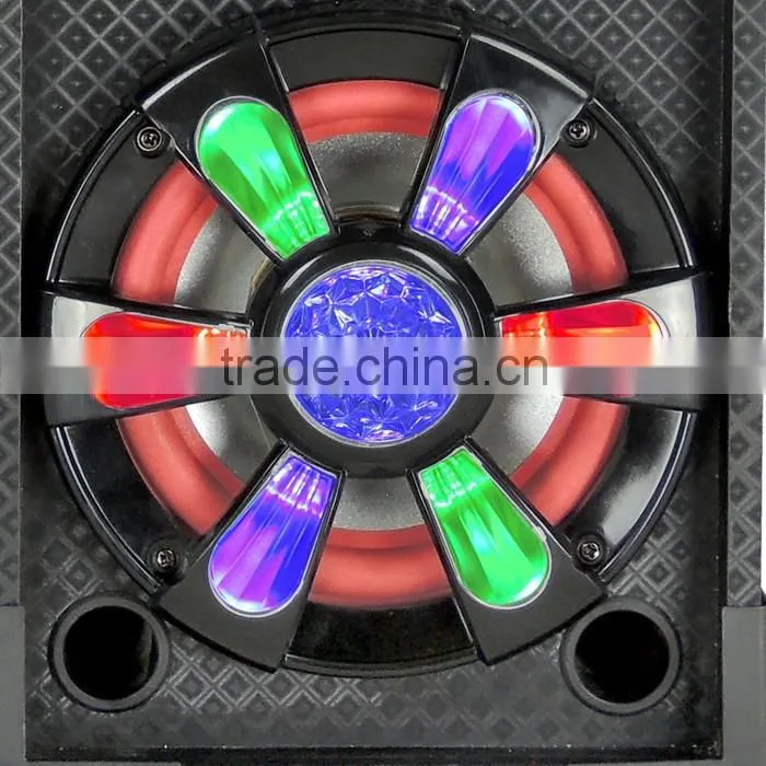 DJ speaker hifi 2.0 professional wooden active stage speaker with remote control
