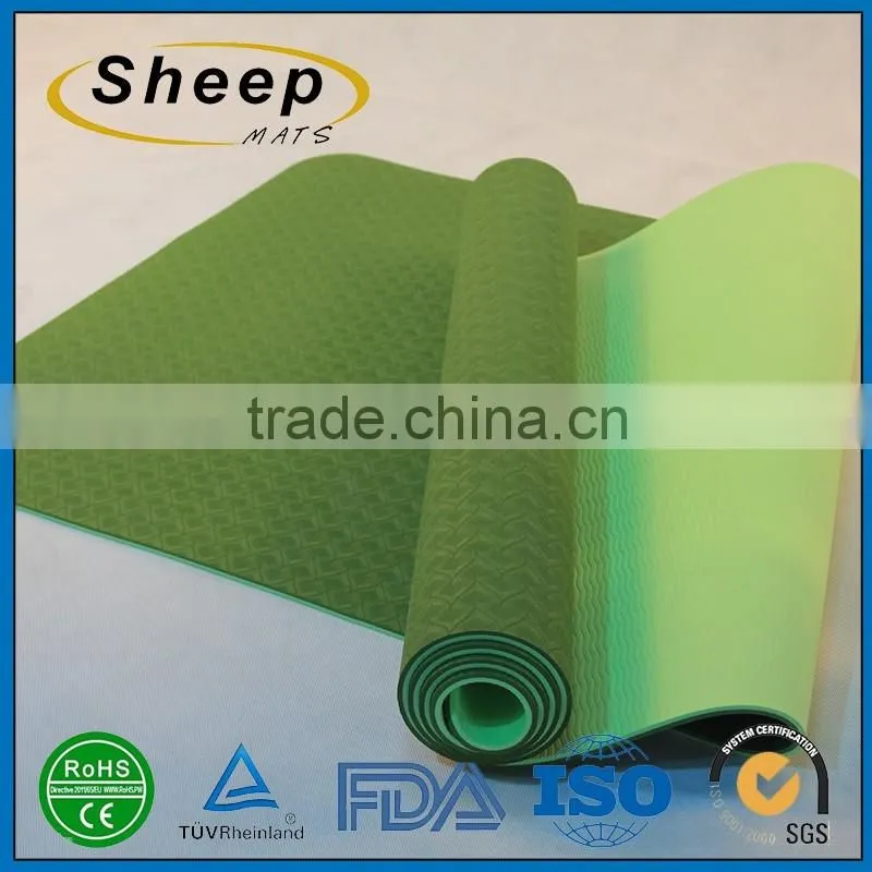 Wholesale colorful eco-friendly fitness private label yoga mat