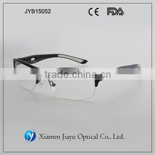 half frame TR90 optical frames with nose pads