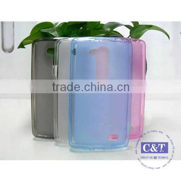 C&T Clear Matte Design Soft Slim Tpu Gel Flexible Case Cover for LG K8
