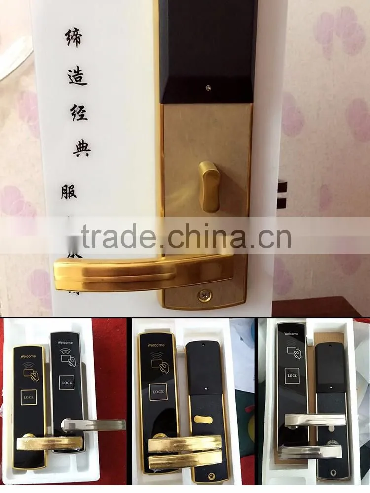 stainless steel rfid card hotel door lock
