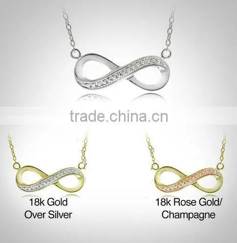 Wholesale Price 925 Sterling Silver Infinity Pendant Silver infinity Charms