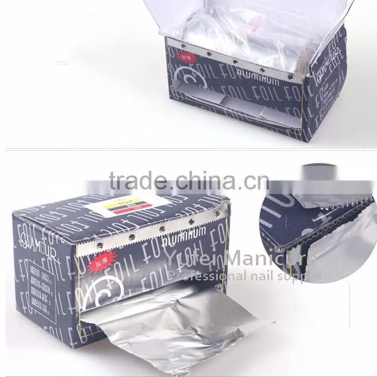 Hot selling nail aluminum foil for nail gel polish remover