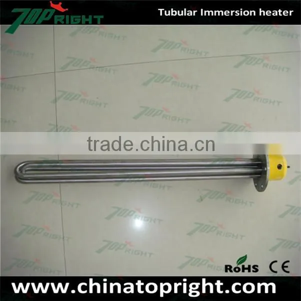 Topright SUS304 flange electric tubular heater for water tank use
