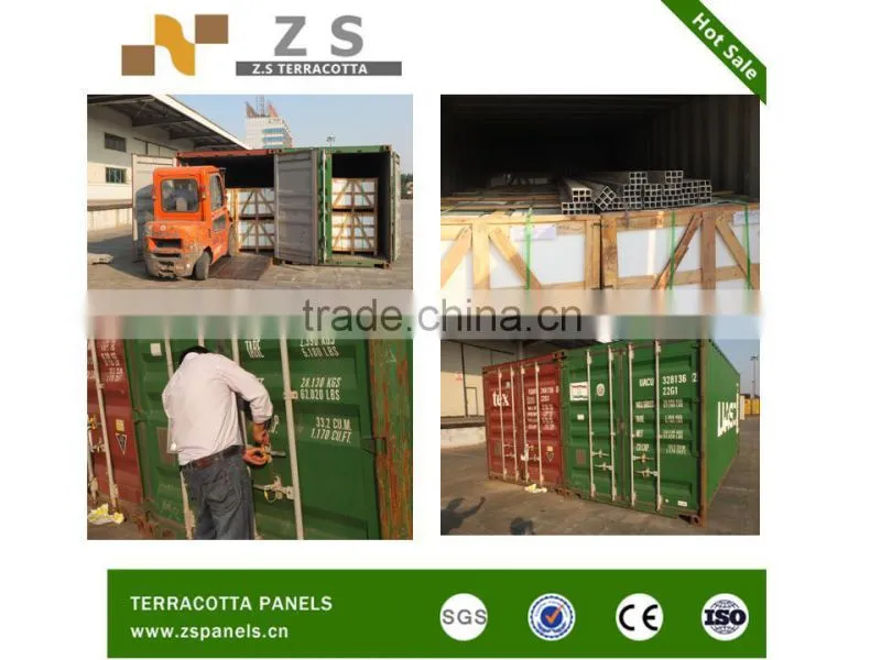 construction terracotta louver, Interior and exterior wall terracotta louver with different size available