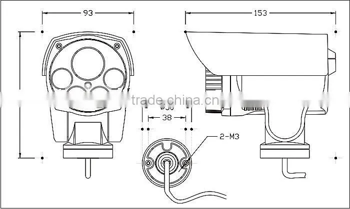 Hot 2M 1080p zoom ptz ip camera