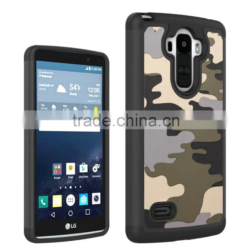 Luxury camouflage design hard tpu case cases for lg g stylo g4 note g4 stylus ls770 china wholesale