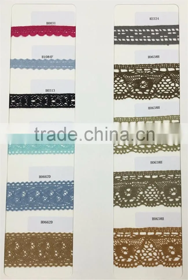 High Quality Fashion Decorative Cotton Lace Trimming