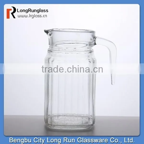 LongRun 700ml family use quare juice beverage glass bottle