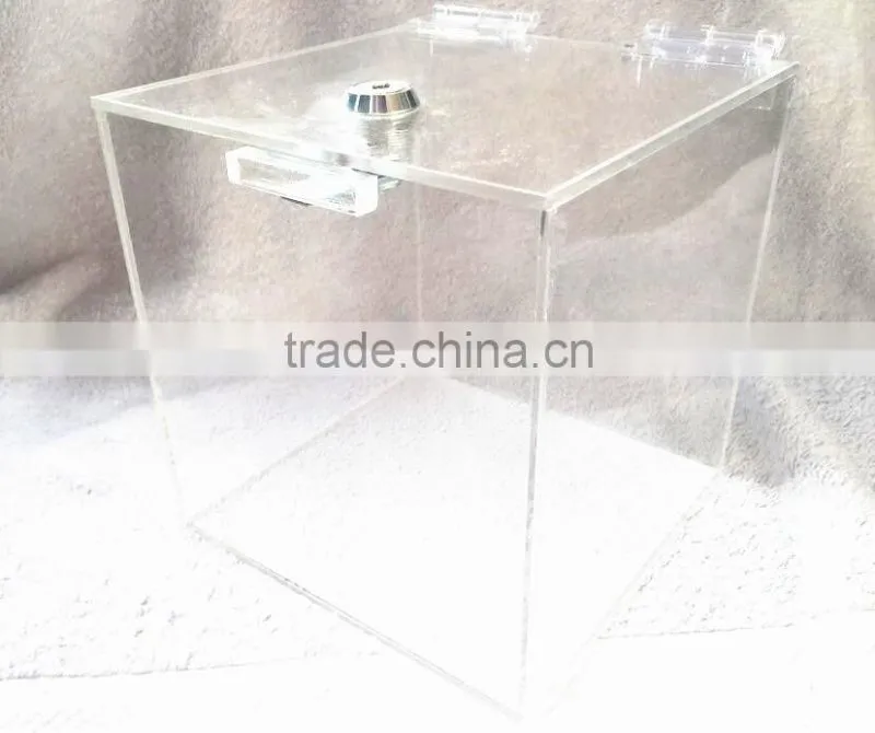 with lock acrylic display box