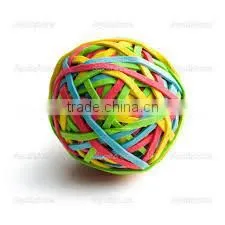 High Quality Clear Silicone Rubber Band Ball, Mini Rubber Ball