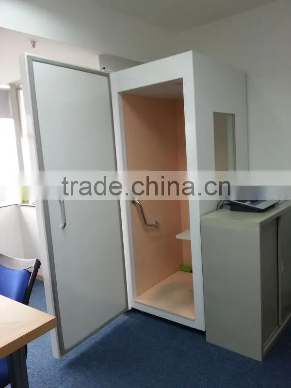 Mobile mini audiometric booth for hearing lost test cabina audiometrica