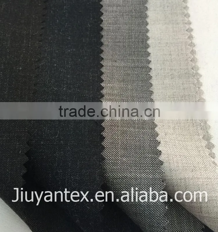 2016 Italy market hotsale tr plain dyed classic high quality men women beautiful suiting fabric