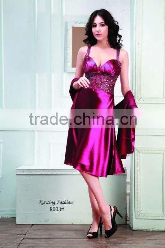 real pictures of Cocktail dress Sexy evening dress Braces skirt Tempting dress Fashion dress K003