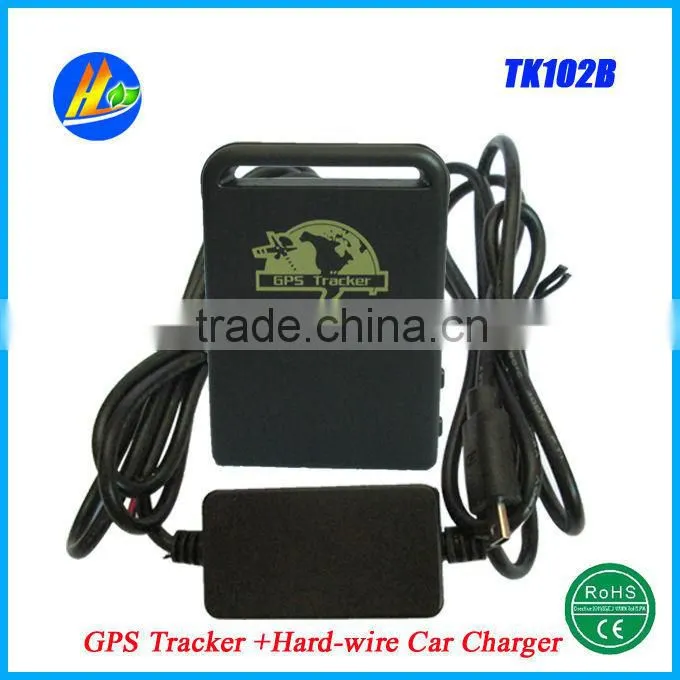 with movement alarm & TF card for cars or human Personal GPS Tracker TK102B