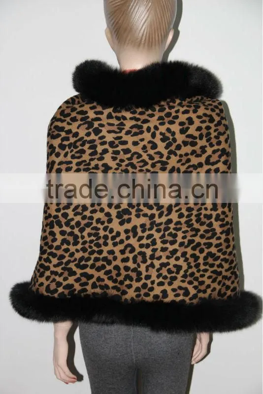 ladies fur printed pashmina shawls wraps