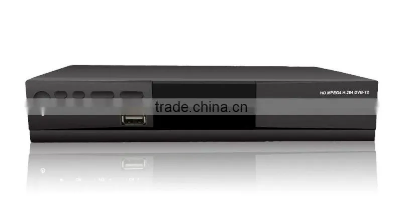 factory wholesale hd DVB T2 FTA set top box MPEG4 H.264 terrestrial receiver