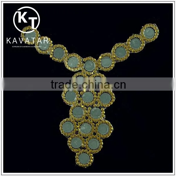 wholesale rhinestone silver iron on patches