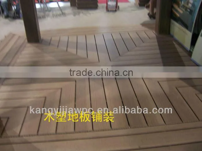 wpc outdoor decking plastic wood flooring