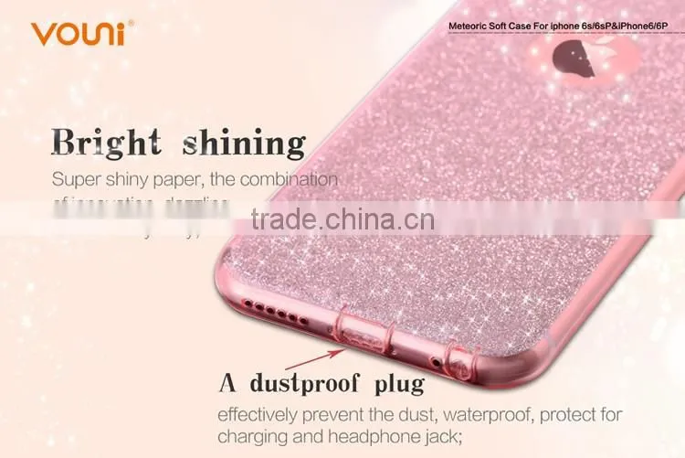 0.5mm Ultrathin And Light Flash Paper Soft TPU Cell Phone Back Cases Cover For Iphone 6 6S 6 Plus