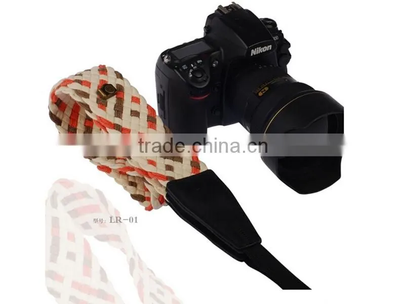 Factory supply LYNCA LR series uppon leather material fashion beautiful camera hand soft strap for dslr