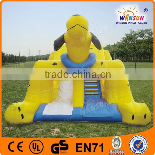 CE BV approved animal themed WSS-011 inflatable whale slide game for sale