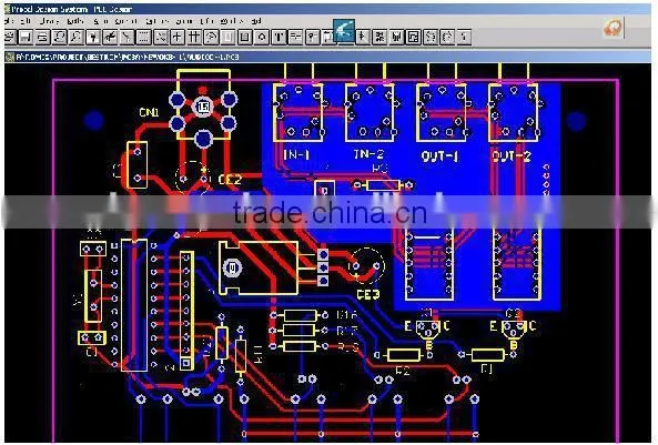 professional power supply connector pcb & pcba manufacturer made in China multilayer pcb supplier