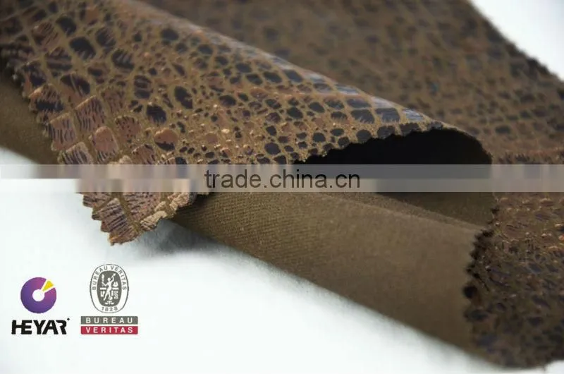 35 Wale Stretch Corduroy Embossed Reptile Skin Coating Embossed Corduroy