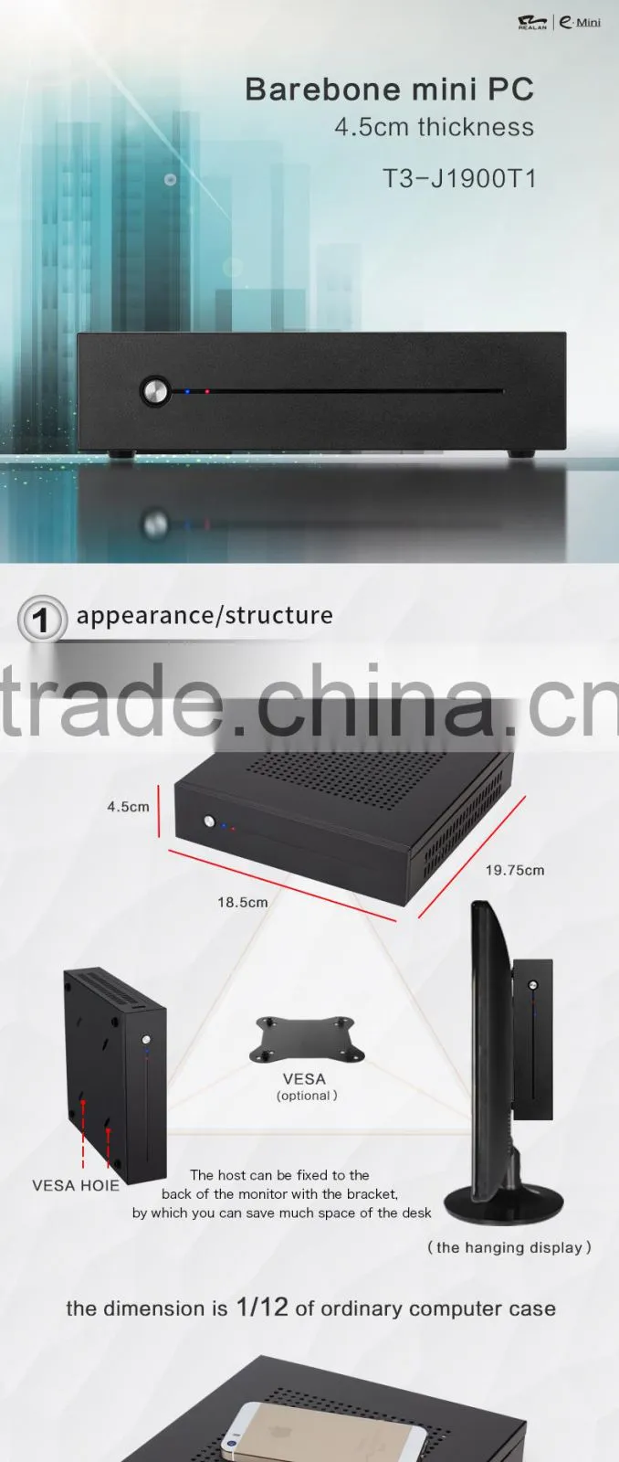 cheap industrial mini pc linux quad core intel celeron J1900 mini pc windows xp