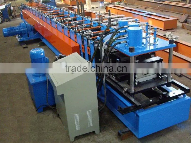 High efficiency c channel steel section making machine