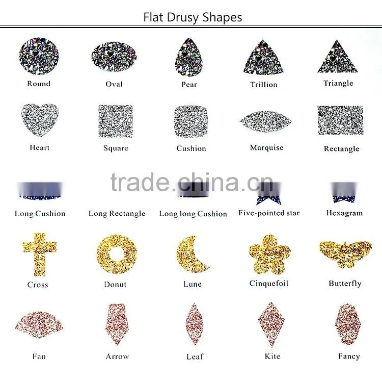 New Arrival Jewellery Druzy Silver Necklace Chain