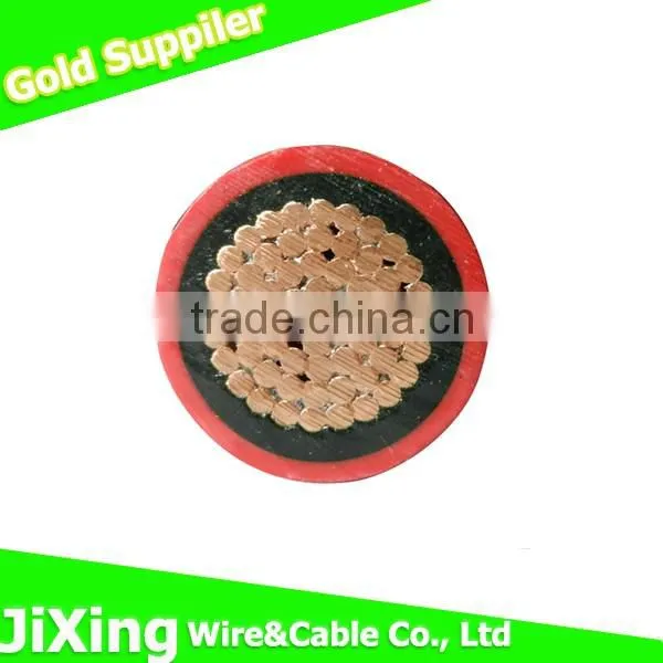 Copper Conductor BVV Type Double PVC Jacket Electric Power Cable
